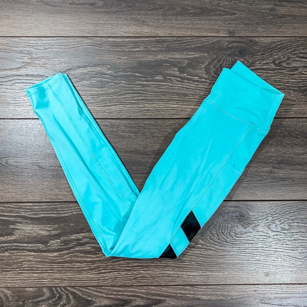 Blue Pop Fit Leggings